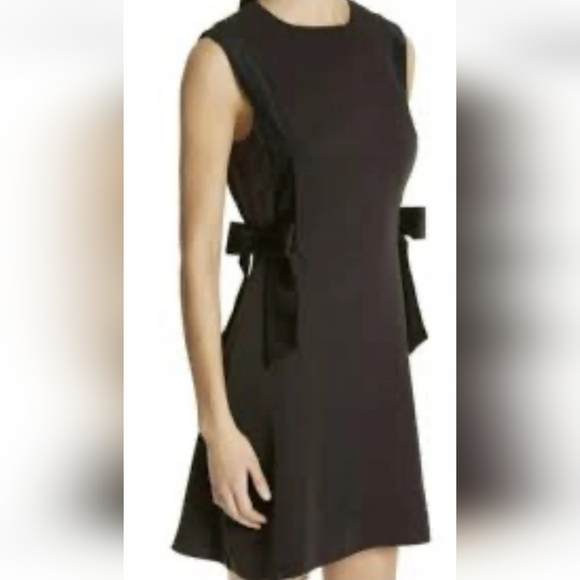 Ted Baker Dress With Velvet Side Bows - Picture 2 of 5